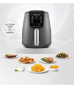 Karaca Air Pro Cook XL 2 in 1 Konuşan Airfryer Space Gray