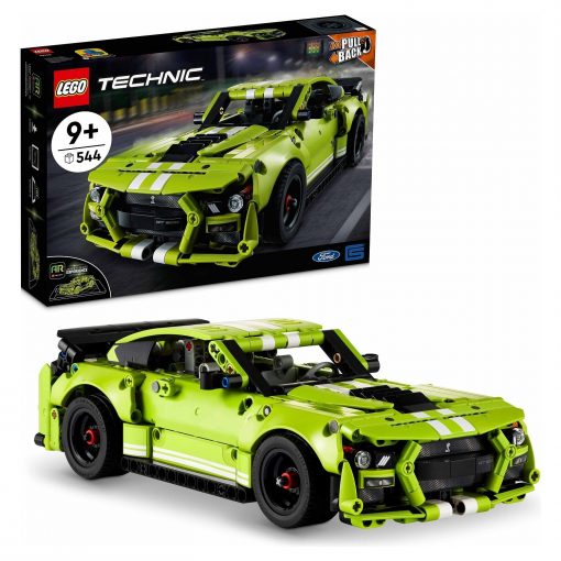 LEGO® Technic Ford Mustang Shelby® GT500® 42138 – Araçları Seven Çocuklar İçin Çek-Bırak Drag Yarış Arabası Üretken Oyuncak Model Yapım Seti (544 Parça)