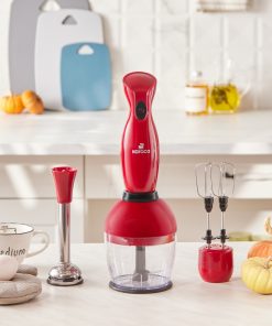 Karaca Profoodmix 3'lü Blender Set Kırmızı 1000W