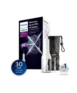 Philips Sonicare Hx3806/31 - Cordless Power Flosser 3000 – Sonic Şarjlı Diş Arası Temizleyicisi Siyah