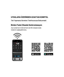 5 Litre Smart Airfryer Yağsız Fritöz 1800W (Yui Türkiye Garantili)