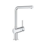 Grohe Minta – Tek Kollu Lavabo Bataryası (Esnek Bağlantı Hortumları