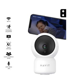 Havit IPC30 Smart 360° 2k Gece Görüştü Ip Kamera (Havit Türkiye Garantili)
