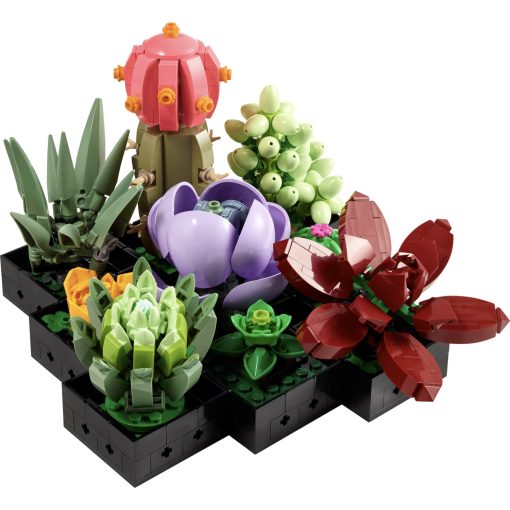LEGO ICONS Sukulentler 10309 - Yetişkinler için Dekoratif Bitki Yapım Seti; Eviniz ya da Ofisiniz için bir Sukulent Sergileme Modeli Yapın (771 Parça)