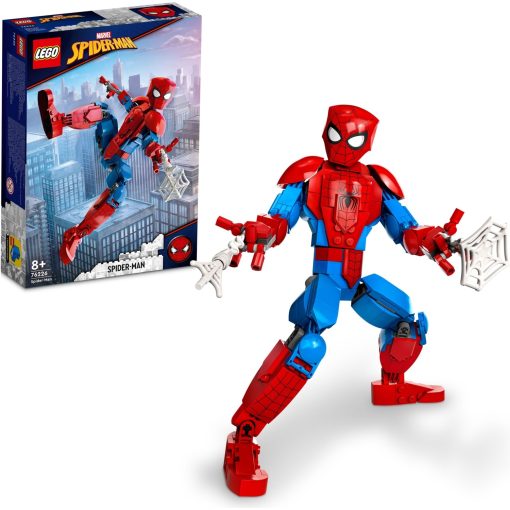 LEGO® Marvel Örümcek Adam Figürü 76226 – 8 Yaş ve Üzeri Çocuklara Oynamak ve Sergilemek için Gerçekçi bir Model Yapım Seti (258 Parça)