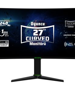 Monster Aryond A27 V1.2 27" 240HZ Full HD Curved Hoparlörlü Oyuncu Monitörü