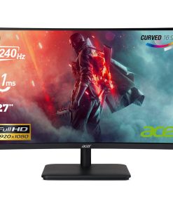 Acer Nitro ED270X 27” 240Hz 1ms (HDMI+Display) Adaptive-Sync Full HD Curved Monitör UM.HE0EE.X01 Kıvrımlı Oyuncu Monitörü