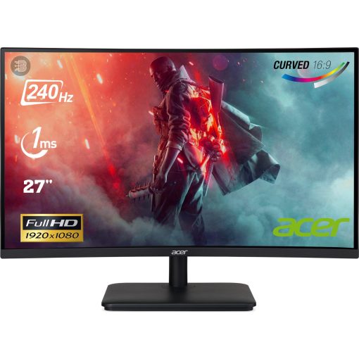 Acer Nitro ED270X 27” 240Hz 1ms (HDMI+Display) Adaptive-Sync Full HD Curved Monitör UM.HE0EE.X01 Kıvrımlı Oyuncu Monitörü