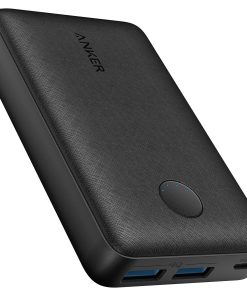 Anker 10000 mAh Powerbank Taşınabilir Hızlı Şarj Cihazı PowerCore Select - PowerIQ 12W+10W Çift Çıkışlı Powerbank - Siyah - A1223 (Anker Türkiye Garantili)