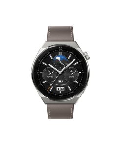 Huawei Watch Gt3 Pro 46MM Titanyum Kasa - Gri Deri