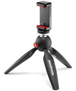 Manfrotto Manfrotto Mkpixiclamp-Bk Pixi Tripod + Telefon Tutucu