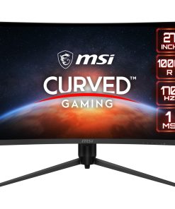 MSI 27 G271CQP E2 CURVED 1000R VA 2560x1440 (WQHD) 16:9 170HZ 1MS FREESYNC GAMING MONITOR