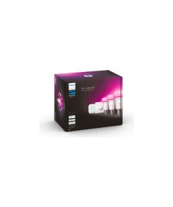 Philips Hue WCA 9-75W E27 Renkli Akıllı Ampul 3'lü Başlangıç Seti (Butonlu)