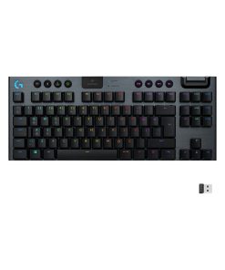 Logitech G G915 TKL LIGHTSPEED RGB İngilizce Q Kablosuz Mekanik Oyuncu Klavyesi - Siyah