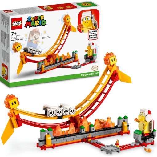 LEGO® Super Mario# Lav Dalgası Ek Macera Seti 71416 - 7 Yaş ve Üzeri Çocuklar Için Koleksiyonluk Üretken Oyuncak Yapım Seti (218 Parça)