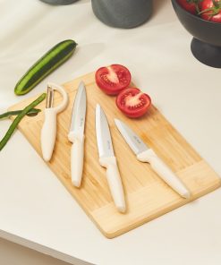 Dr. Inox 4 Parça Bıçak Seti Bej Peel