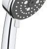 Grohe Vitalio Comfort 100 QuickFix El Duşu | 3 Akışlı | Su Tasarruflu | Kireç Önleyici Sistem | Duş Başlığı | Krom | 26092000