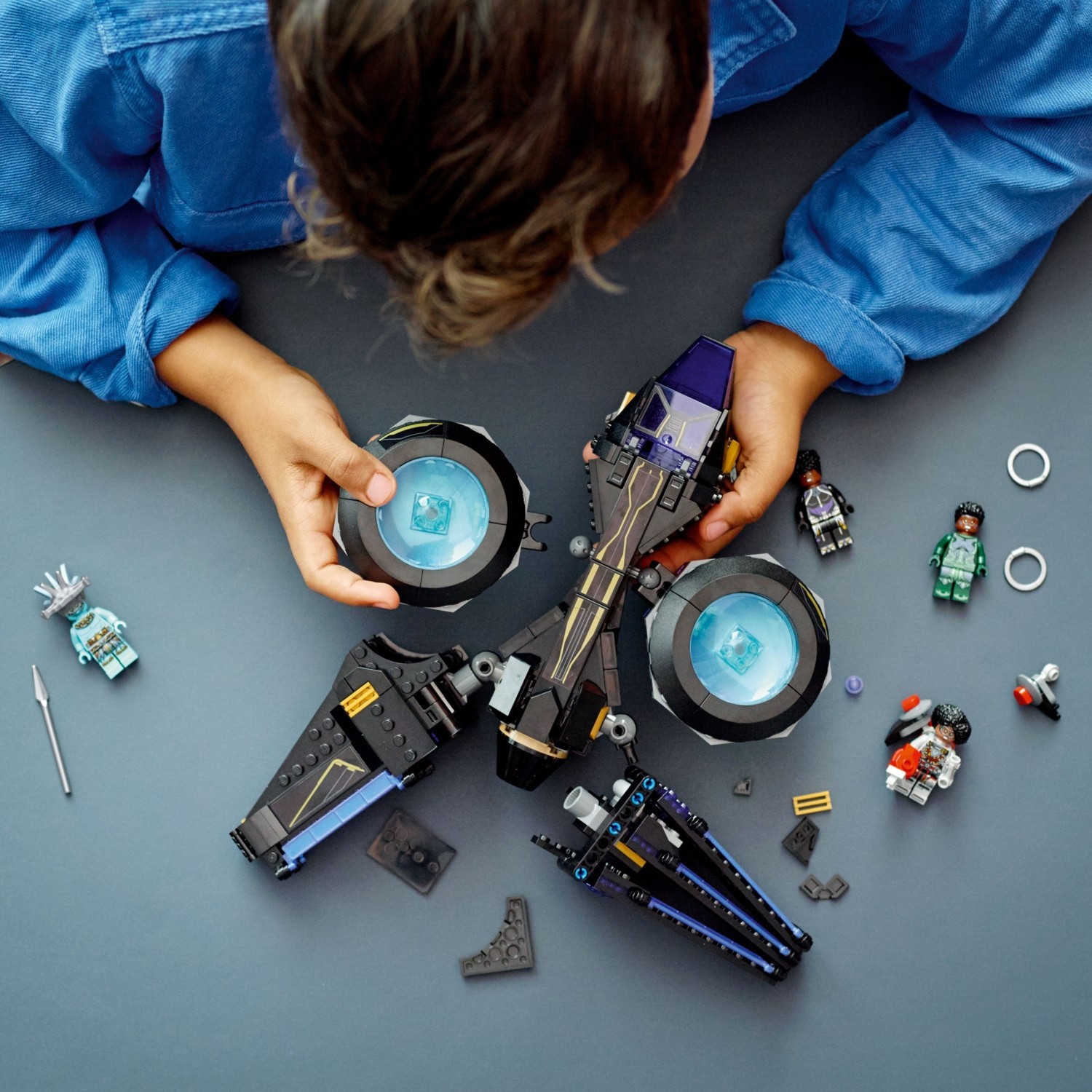 LEGO® Marvel Shuri'nin Güneş Kuşu 76211 - 8 Yaş ve Üzeri Çocuklar için Black Panther Gemisinin Oyuncak Yapım Seti (355 Parça) - Görsel 3