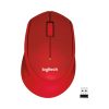 Logitech M330 Sessiz Kablosuz Optik Mouse - Kırmızı