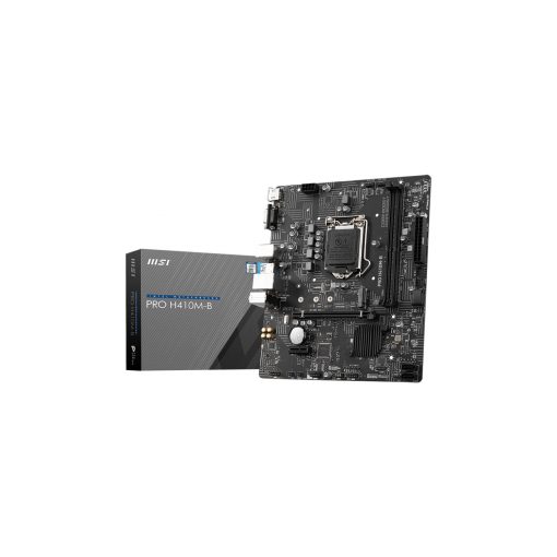 MSI PRO H410M-B Anakart Soket 1200 DDR4 2933 M.2 VGA  HDMI USB 3.2 MATX