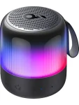 Anker Soundcore Glow Mini Taşınabilir Hoparlör - 360° Ses Bluetooth Hoparlör - Işık Gösterisi - 12 Saat Pil - A3136 Siyah