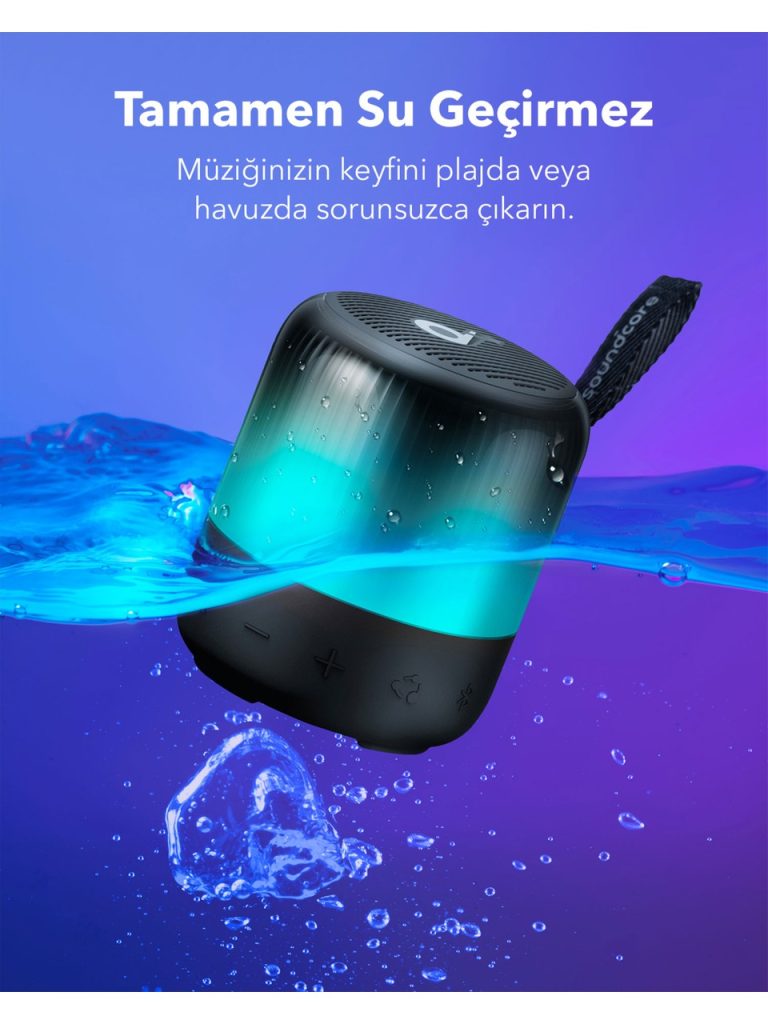 Anker Soundcore Glow Mini Taşınabilir Hoparlör - 360° Ses Bluetooth ...