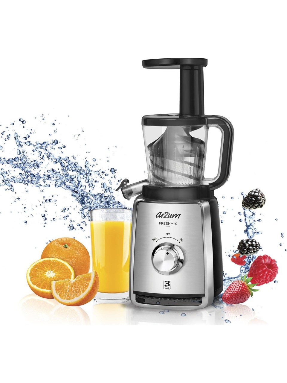 Arzum AR1050 Freshmix Slow Juicer Meyve Presi - Görsel 2