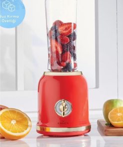 Karaca Retro Personal Blender Kırmızı