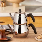 Emsan Luna Midi Çaydanlık Takımı Inox