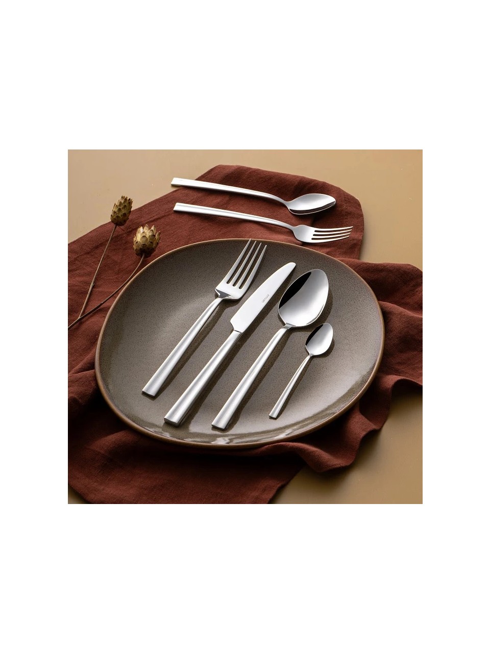 Emsan Çınar 72 Parça 12 Kişilik Kutulu Çatal Kaşık Bıçak Takımı