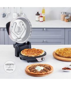 Karaca Gastro 10 in 1 Pizza Lahmacun ve Tandır Ekmeği Makinesi Biodiamond Rosegold