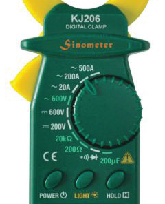 KJ206 Mini Dijital Pens Ampermetre Digital Clamp Meter