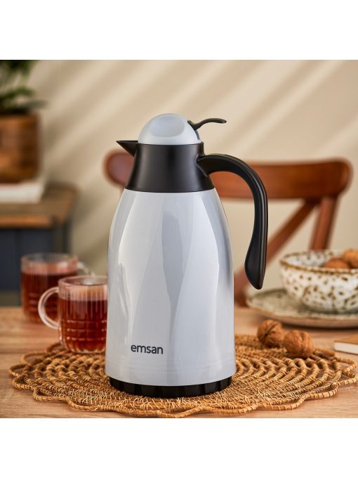 Emsan Sırça Termos 1.3 Litre Gri