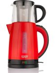 Schafer Optimal 1800 W Elektrikli Çay Makinesi Kırmızı