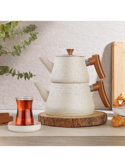 Schafer Solea Y.y. Çaydanlık Takımı 3 Parça-Krem