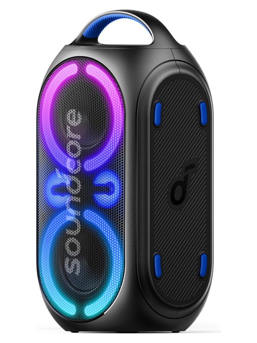 Anker Rave Party 2 PartyCast 120W Kablosuz Bluetooth Hoparlör - IPX4 - 18 Saate Varan Şarj - TWS Party Speaker - Ses Bombası - A3399 (Anker Türkiye Garantili)