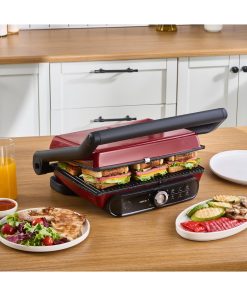 Karaca Gastro Grill Pro 2400W Izgara ve Tost Makinesi Kırmızı