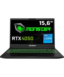 Monster Abra A5 V20.4 Intel Core i5 12450H 16 GB RAM 500 GB SSD 6 GB RTX 4050 FreeDOS 15