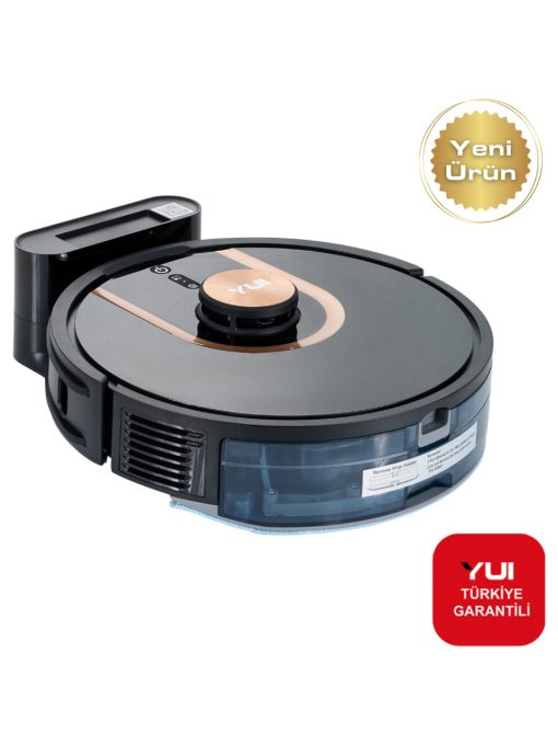 Yui S7 Nomopzone Özellikli Akıllı Robot Vacuum & Mop Süpürge Siyah(Yui Türkiye Garantili)