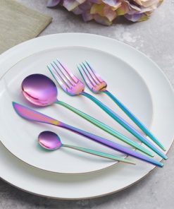Karaca Orion Rainbow 30 Parça 6 Kişilik Çatal Kaşık Bıçak Multicolor