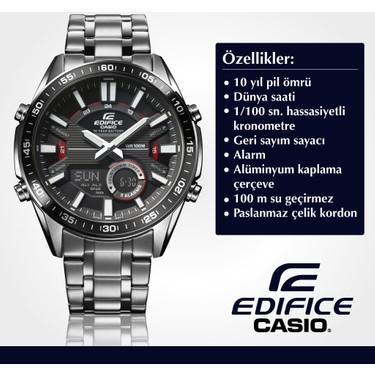 Casio EFV C100D 1AVDF Edifice Erkek Kol Saati EnSonu