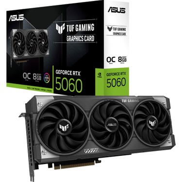 ASUS TUF GeForce RTX 5060 OC 8GB GDDR7 128Bit DLSS 4 Ekran Kartı