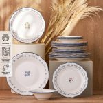 Emsan Farina Porselen 24 Parça 6 Kişilik Yemek Takımı