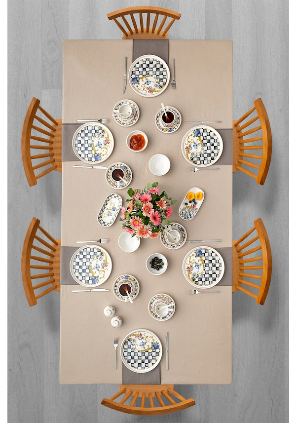 Emsan Victoria Porselen 32 Parça 6 Kişilik Kahvaltı Servis Takımı - Görsel 2