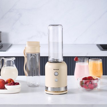 Homend Artfood 7025H Smoothie Blender Krem - Görsel 3