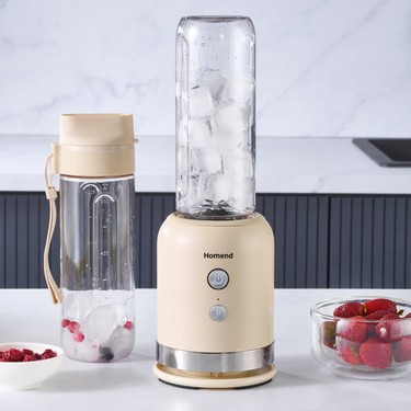 Homend Artfood 7025H Smoothie Blender Krem - Görsel 5