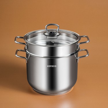 Karaca Mutfaksever 20 cm Derin Spagetti Tenceresi - 18/10 CrNi Paslanmaz Çelik
