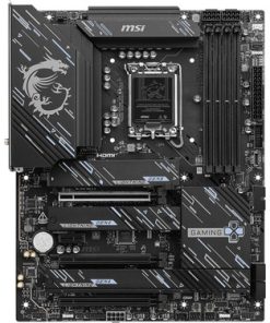 MSI Z890 Gaming Plus Wifi Soket 1851 Ddr5 9200MHZ(OC) USB 20GBPS 4xm.2 1xtb4 HDMI Display 5g Lan Wifi 7 Atx