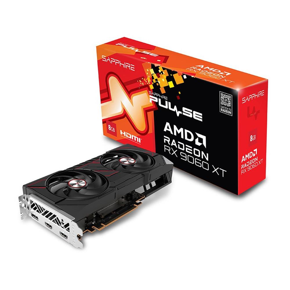 Sapphire RX 9060 XT Pulse 11350-04-20G 128 Bit GDDR6 8 GB Ekran Kartı - Görsel 2