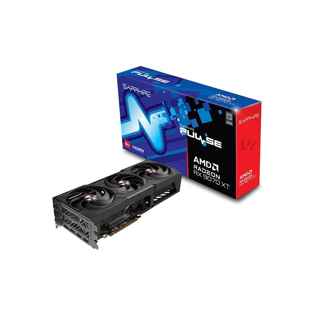 Sapphire RX 9070 XT Pulse 11348-03-20G 256 Bit GDDR6 16 GB Ekran Kartı - Görsel 2